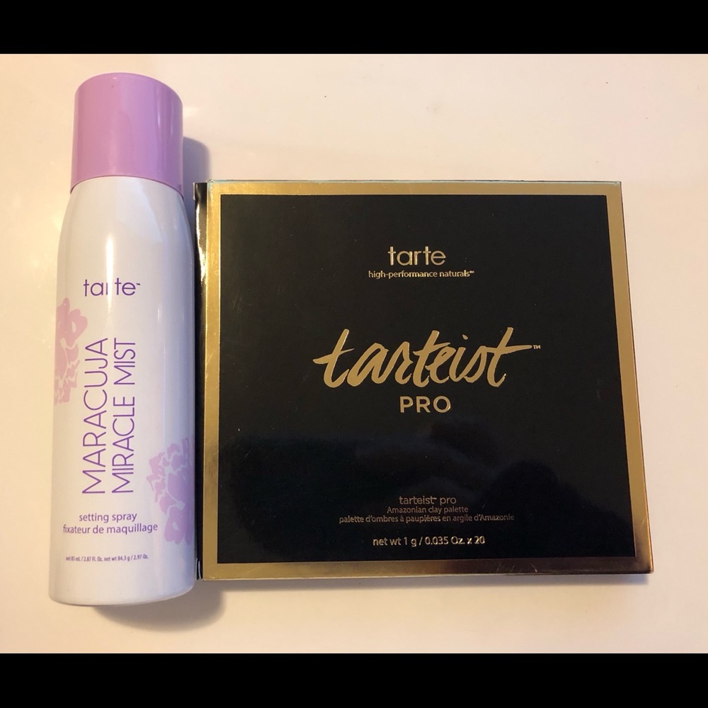 Tarte Tarteist Eyeshadow Palette & Setting Spray